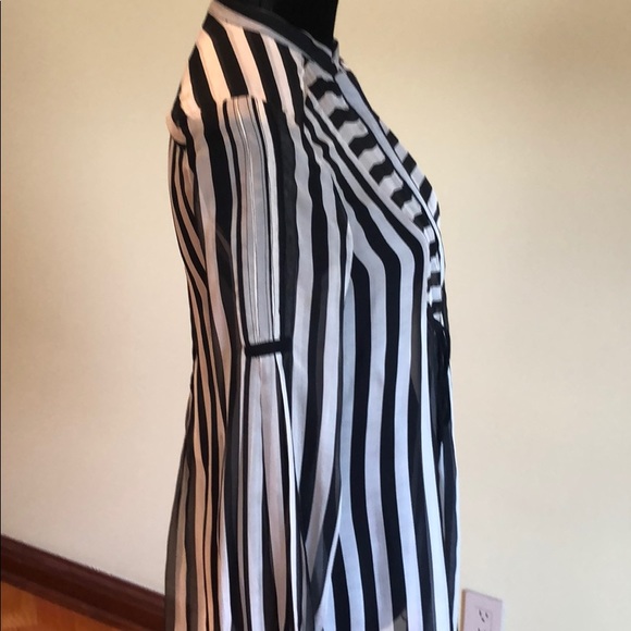 Zara Basic Striped Long Top Size Small🌸 - Picture 6 of 7